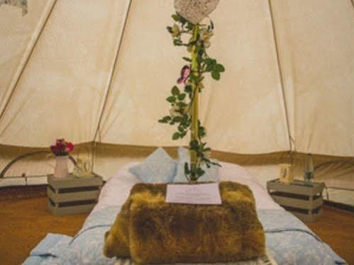 Skipbridge Farm Shepherds Huts Campground Green Hammerton Eksteriør billede